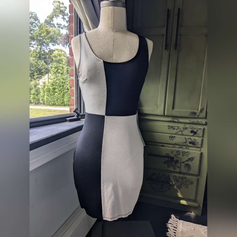 Urban Outfitters Cooperative XS Black and White Color block dress